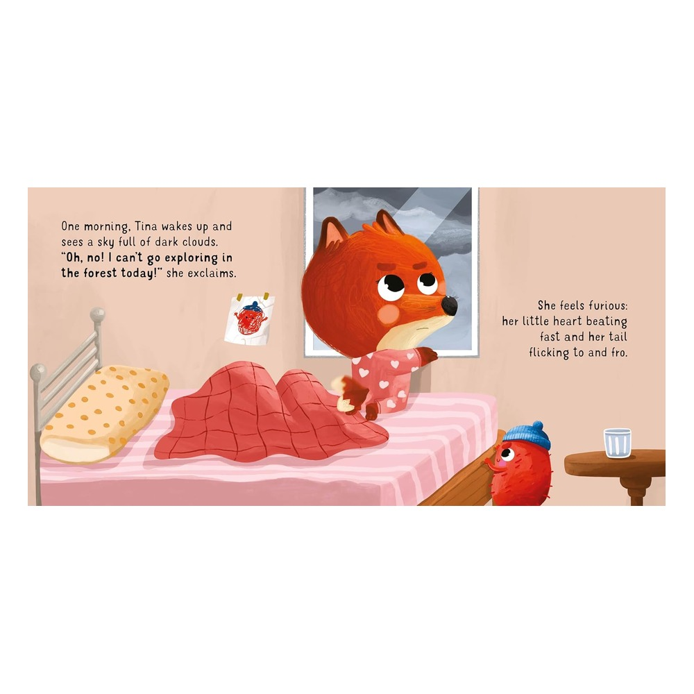 BOARD BOOK - Tina the Fox on a Day of Anger Çocuk Kitapları Uzmanı - Children's Books Expert