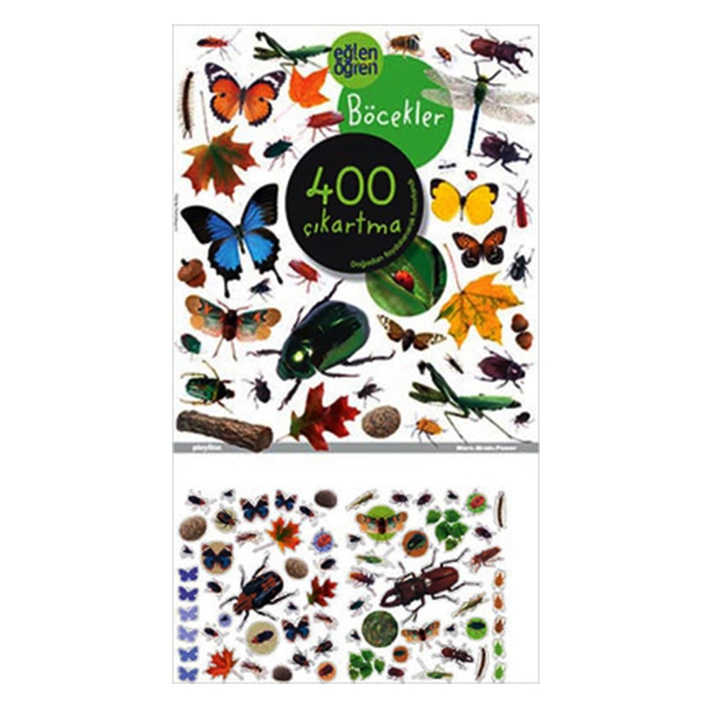 BÖCEKLER 400 ÇIKARTMA Çocuk Kitapları Uzmanı - Children's Books Expert