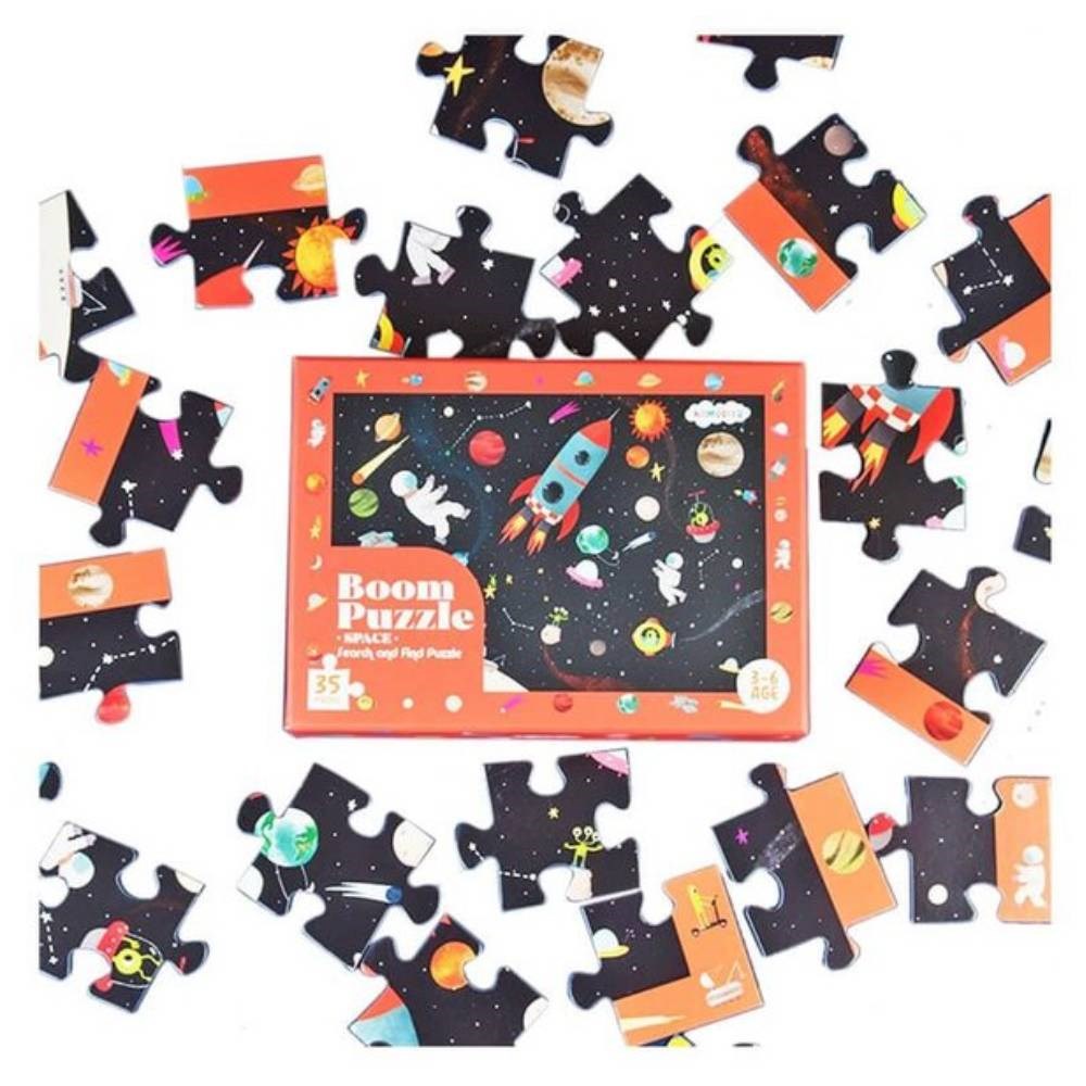 BOOM PUZZLE - SPACE (SEARCH AND FIND PUZZLE) Çocuk Kitapları Uzmanı - Children's Books Expert