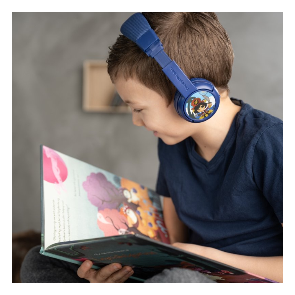 BuddyPhones Play Plus - Kulak Üstü Kulaklık Çocuk Kitapları Uzmanı - Children's Books Expert