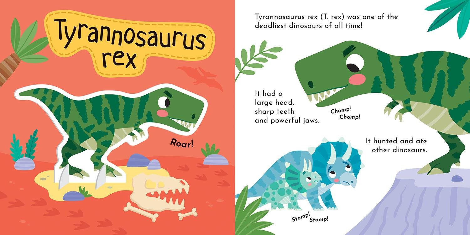 Build and Play - Dinosaurs Book and Play Set Çocuk Kitapları Uzmanı - Children's Books Expert