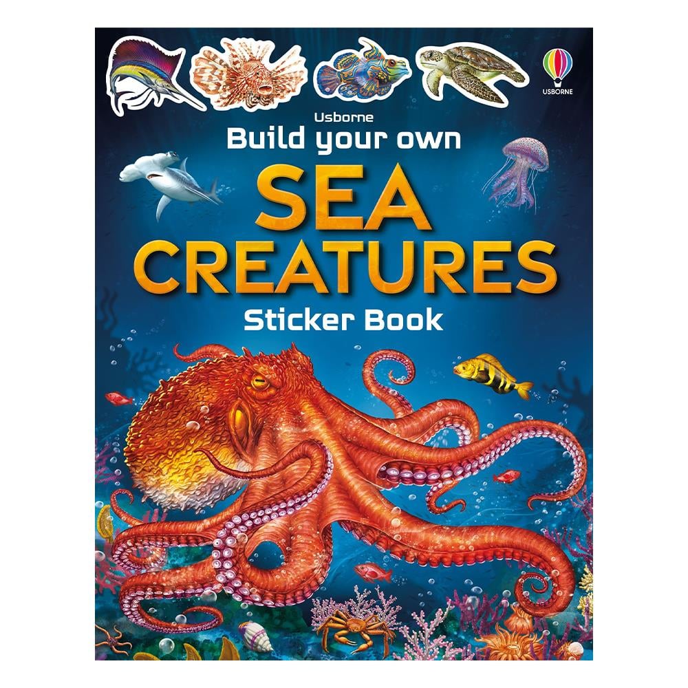 Build Your Own Sea Creatures Sticker Book Çocuk Kitapları Uzmanı - Children's Books Expert