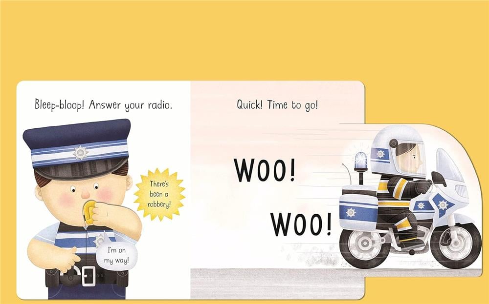 Busy Day - Police Officer Çocuk Kitapları Uzmanı - Children's Books Expert