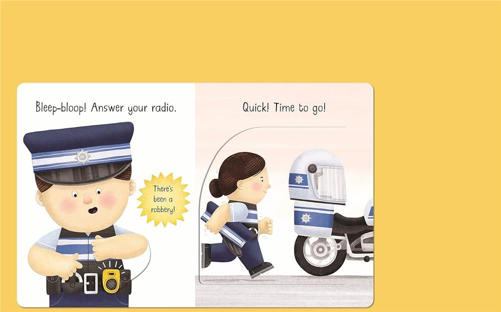 Busy Day - Police Officer Çocuk Kitapları Uzmanı - Children's Books Expert