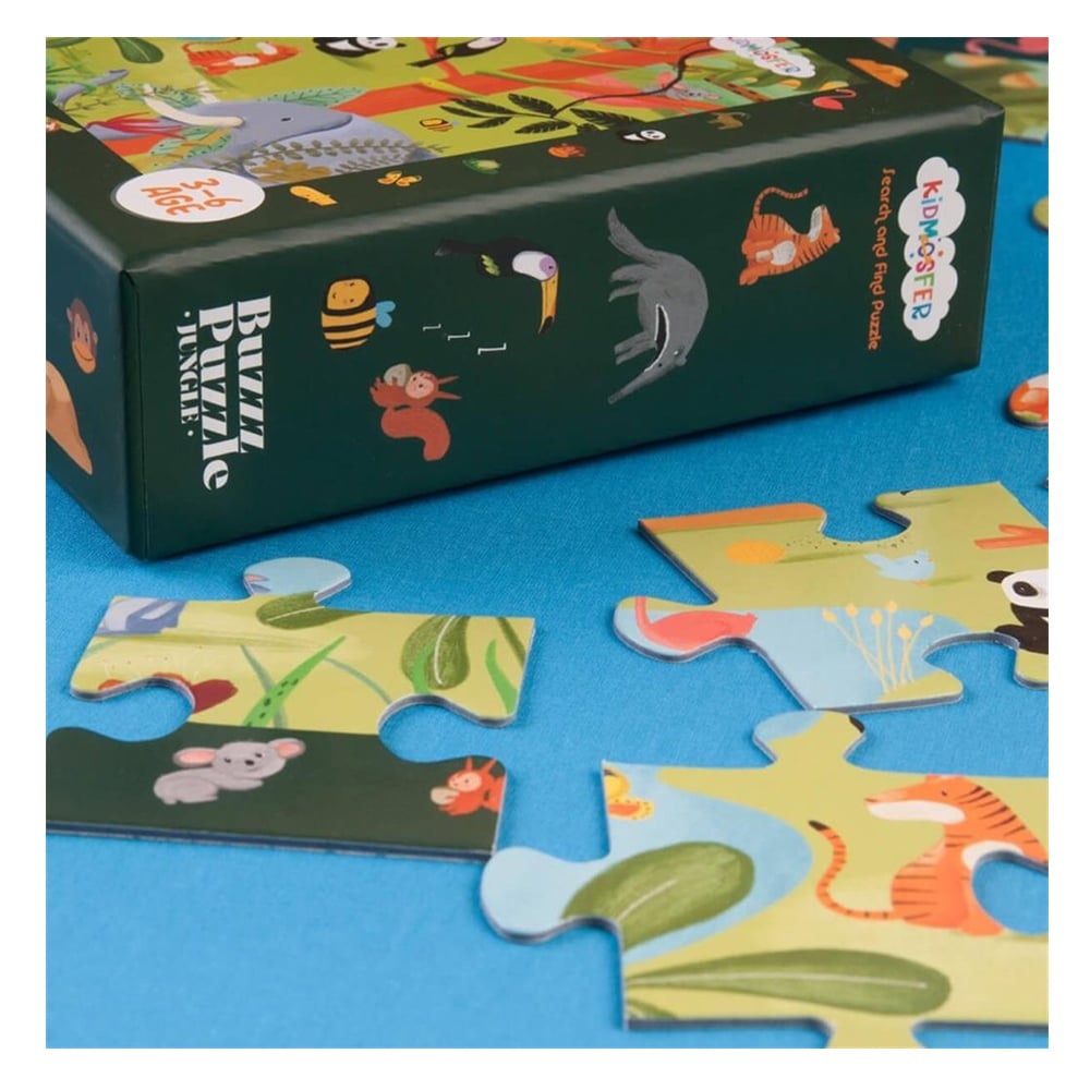 BUZZZ PUZZLE - JUNGLE (SEARCH AND FIND PUZZLE) Çocuk Kitapları Uzmanı - Children's Books Expert