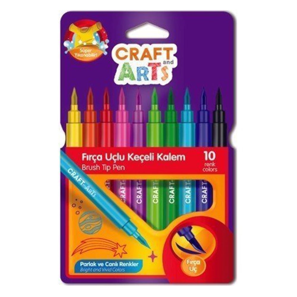 C&A KEÇELİ FIRÇA UÇLU 10'LU Çocuk Kitapları Uzmanı - Children's Books Expert