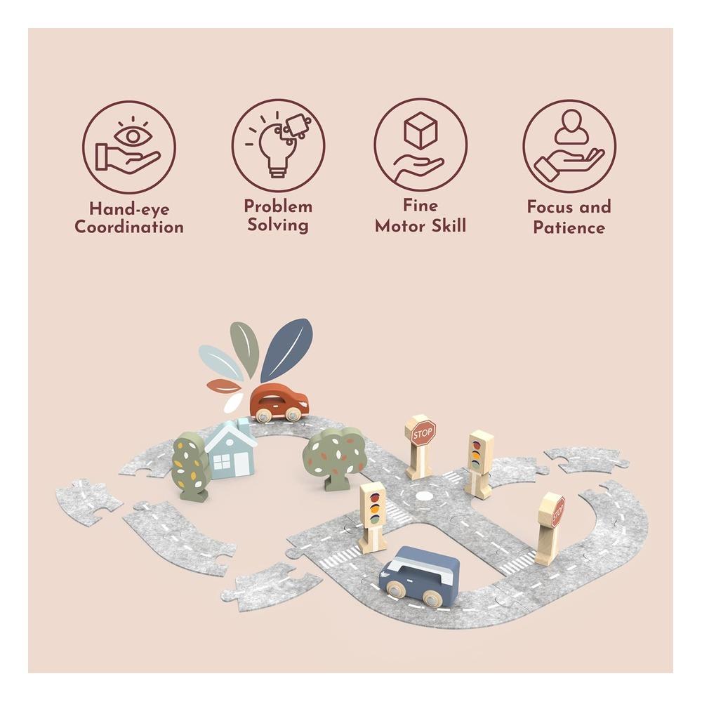 Car Track Puzzle Çocuk Kitapları Uzmanı - Children's Books Expert