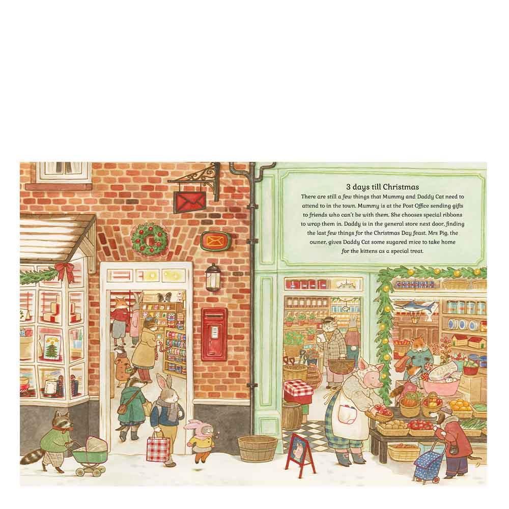 Cat family Christmas - Lift the Flap Advent Book Çocuk Kitapları Uzmanı - Children's Books Expert