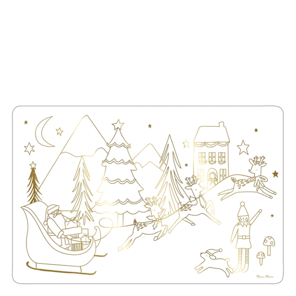 Christmas Colouring Placemats Çocuk Kitapları Uzmanı - Children's Books Expert