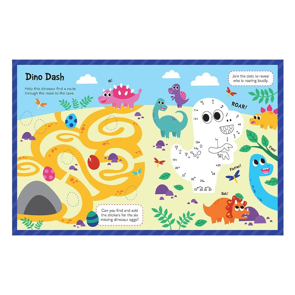 Chunky Window Stickers - Dinosaurs Activty Book Çocuk Kitapları Uzmanı - Children's Books Expert