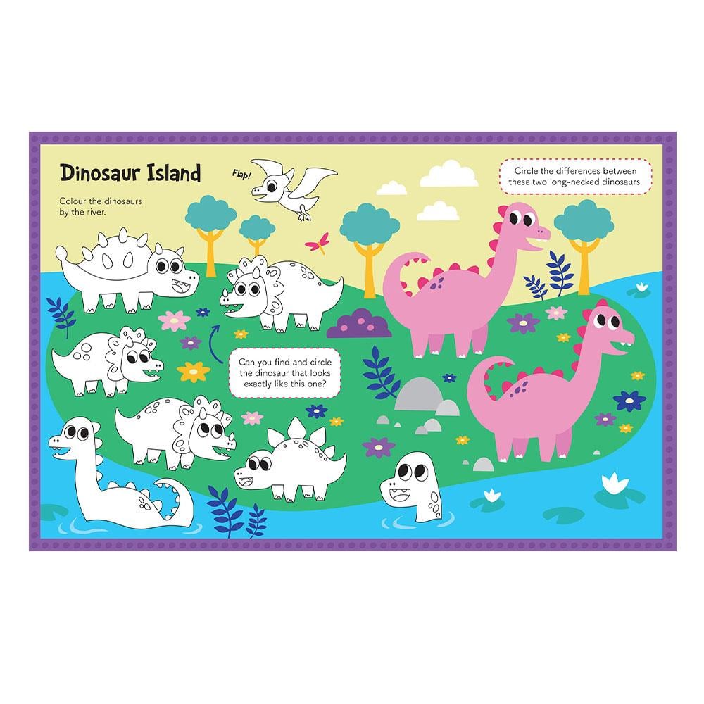 Chunky Window Stickers - Dinosaurs Activty Book Çocuk Kitapları Uzmanı - Children's Books Expert