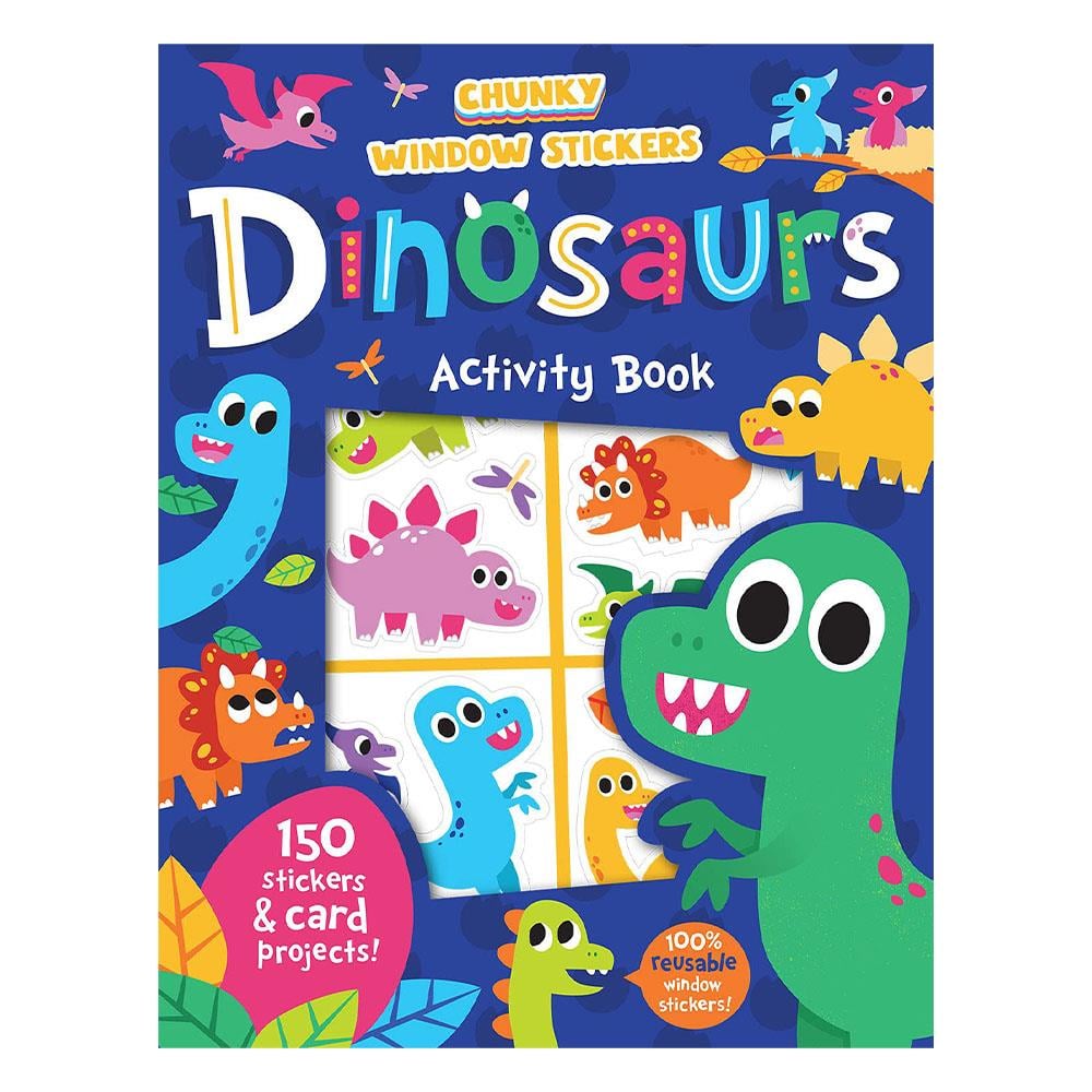 Chunky Window Stickers - Dinosaurs Activty Book Çocuk Kitapları Uzmanı - Children's Books Expert