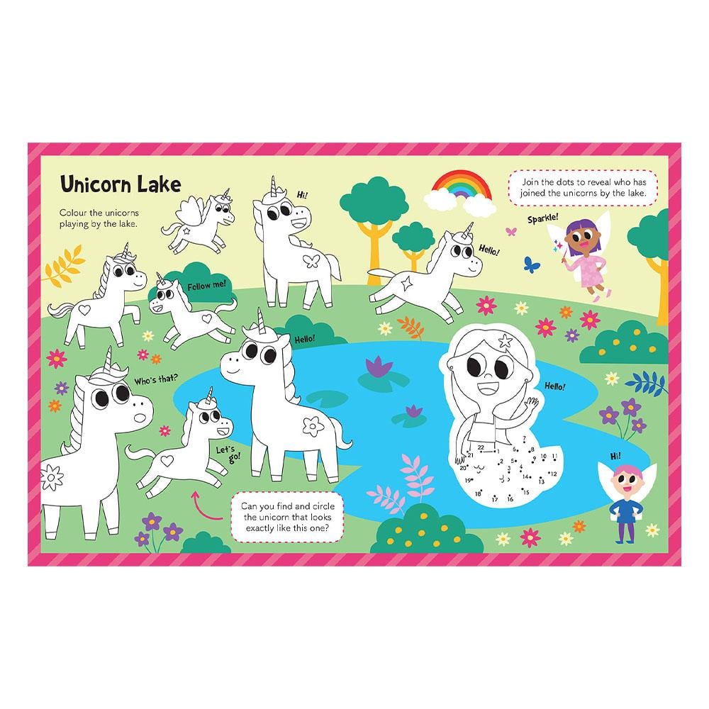 Chunky Window Stickers - Unicorn Activty Book Çocuk Kitapları Uzmanı - Children's Books Expert