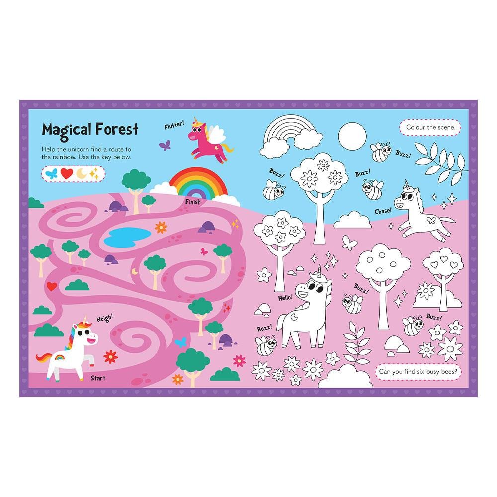 Chunky Window Stickers - Unicorn Activty Book Çocuk Kitapları Uzmanı - Children's Books Expert