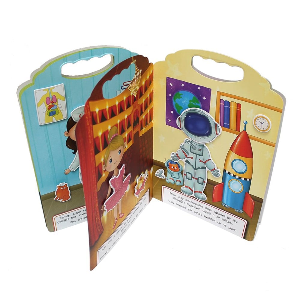 CIRT CIRTLI KIYAFET GİYDİRME - MESLEKLER Çocuk Kitapları Uzmanı - Children's Books Expert