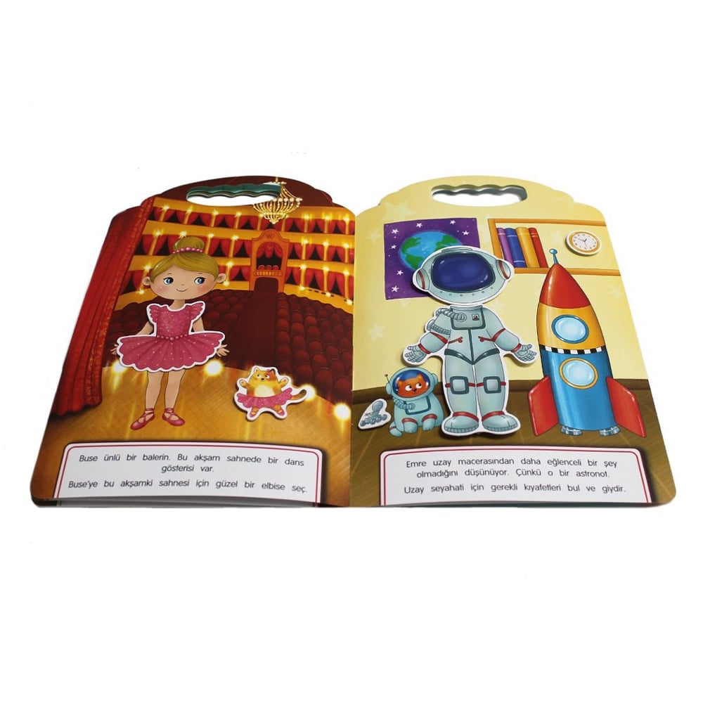 CIRT CIRTLI KIYAFET GİYDİRME - MESLEKLER Çocuk Kitapları Uzmanı - Children's Books Expert