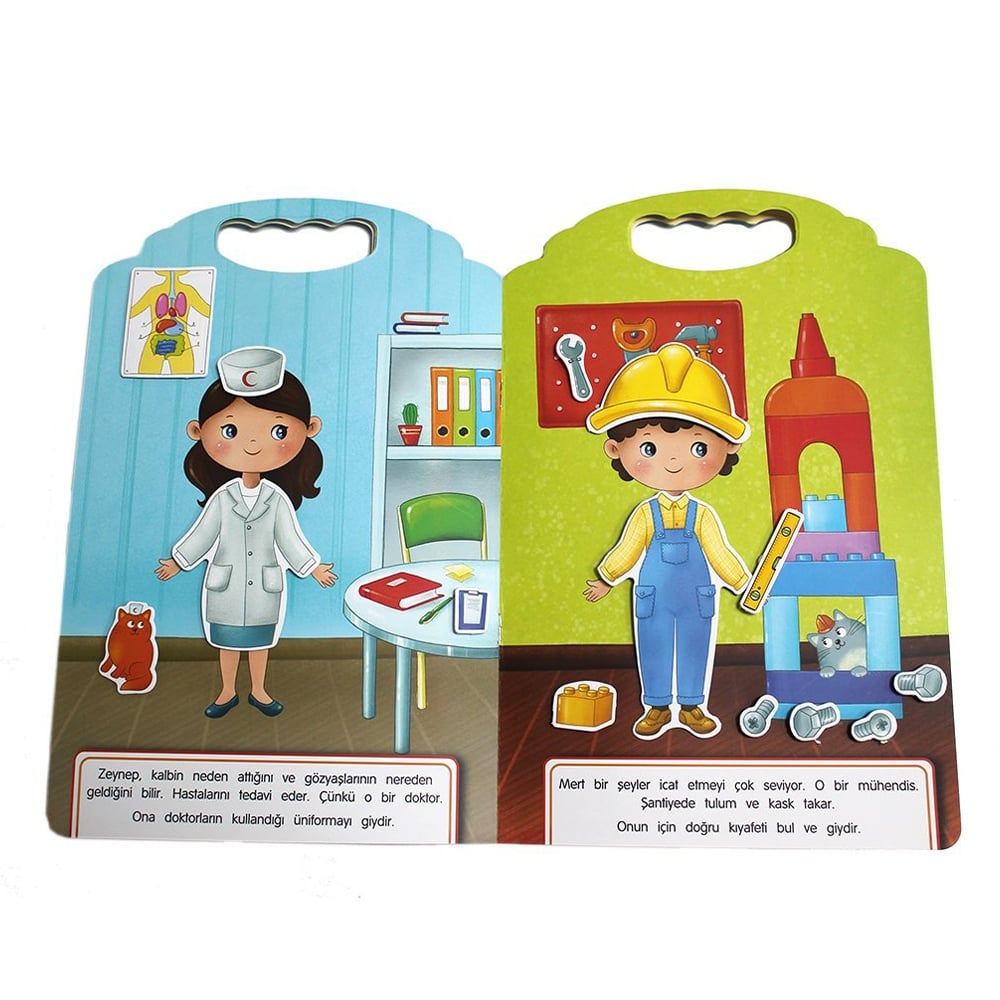 CIRT CIRTLI KIYAFET GİYDİRME - MESLEKLER Çocuk Kitapları Uzmanı - Children's Books Expert