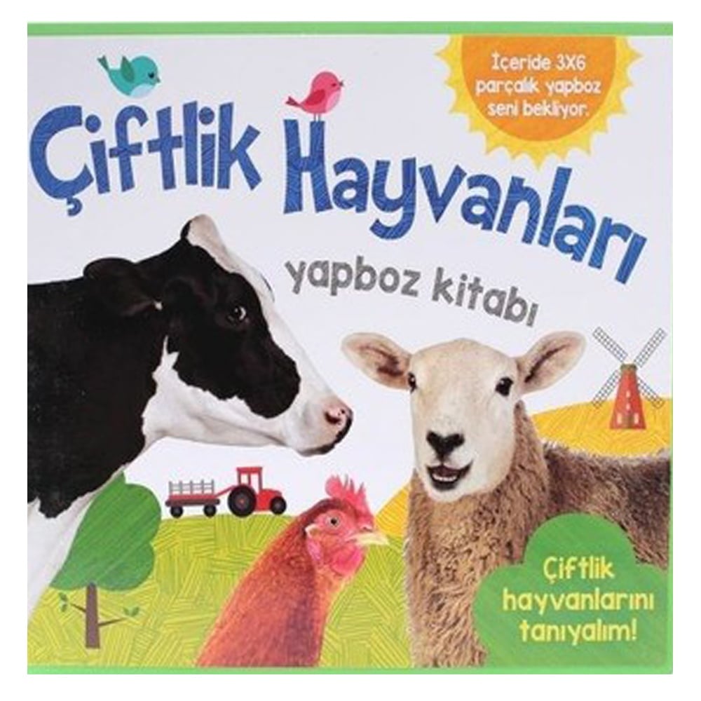 ÇİTLİK HAYVANLARI YAPBOZ KİTABI Çocuk Kitapları Uzmanı - Children's Books Expert