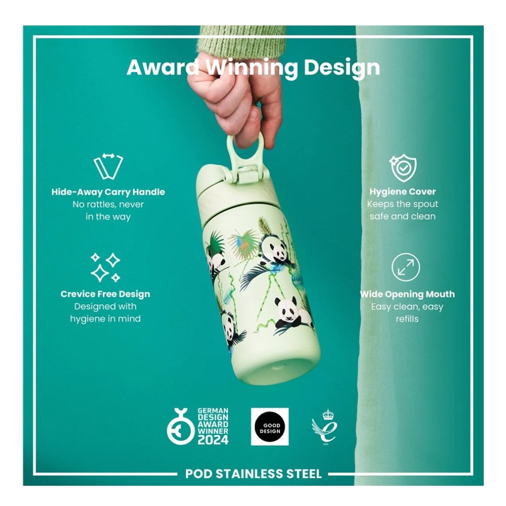 Çocuk Su Termosu - Panda - 320 ml Çocuk Kitapları Uzmanı - Children's Books Expert