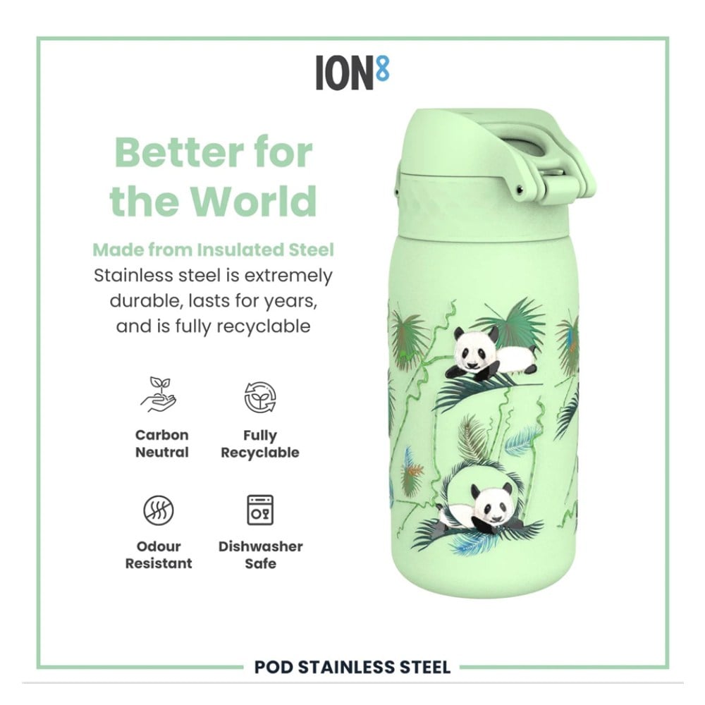Çocuk Su Termosu - Panda - 320 ml Çocuk Kitapları Uzmanı - Children's Books Expert