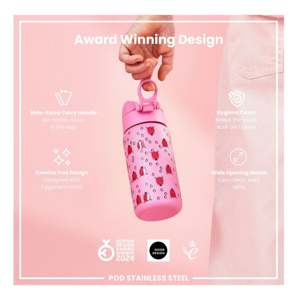 Çocuk Su Termosu - Uğur Böceği - 320 ml Çocuk Kitapları Uzmanı - Children's Books Expert