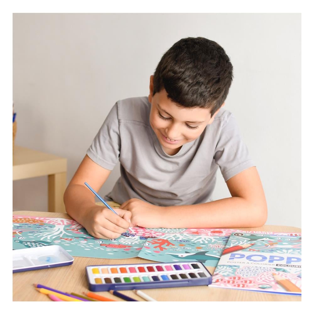 COLORING BARRIER REEF - COLORING POSTERS Çocuk Kitapları Uzmanı - Children's Books Expert