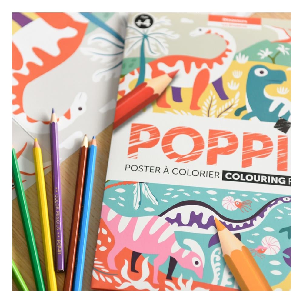 COLORING DINOSAURS - COLORING POSTERS Çocuk Kitapları Uzmanı - Children's Books Expert