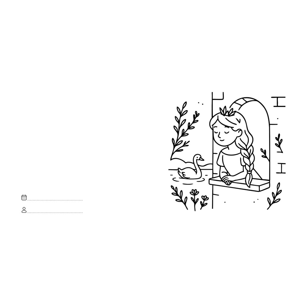 Colourıng Books Square - Princess Çocuk Kitapları Uzmanı - Children's Books Expert