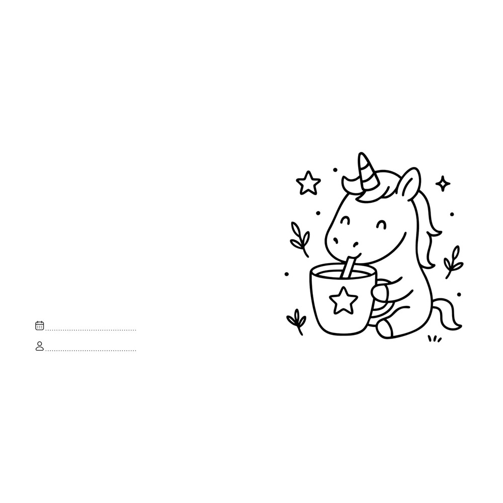 Colourıng Books Square - Unicorns Çocuk Kitapları Uzmanı - Children's Books Expert