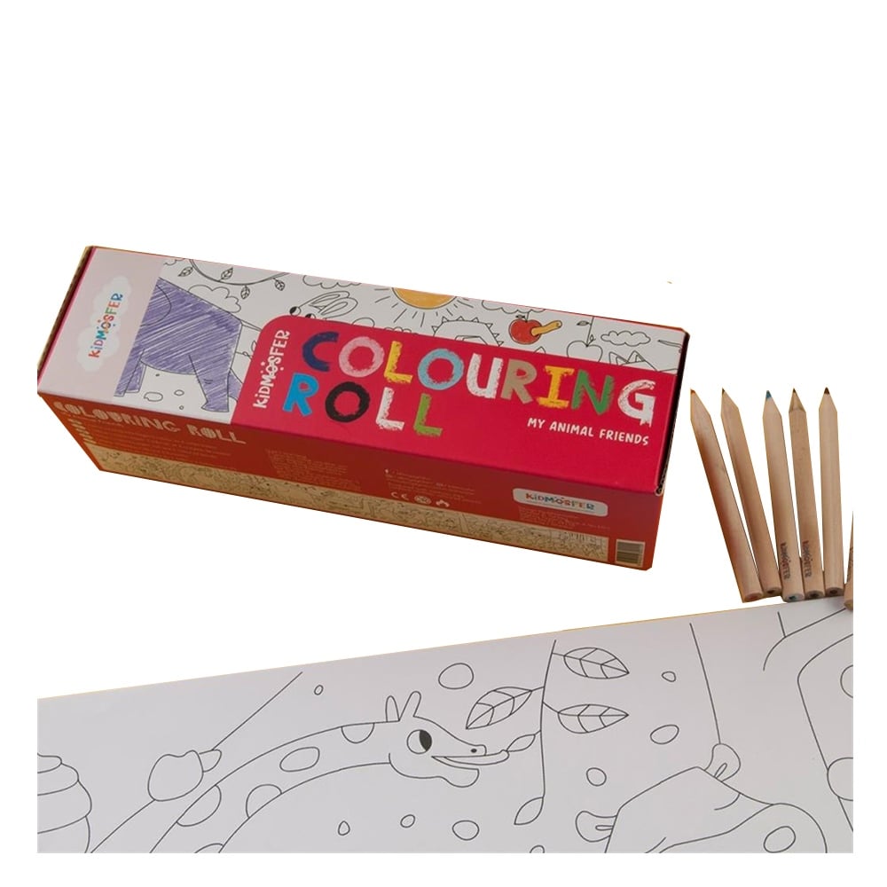 COLOURING ROLL MY ANIMAL FRIENDS Çocuk Kitapları Uzmanı - Children's Books Expert