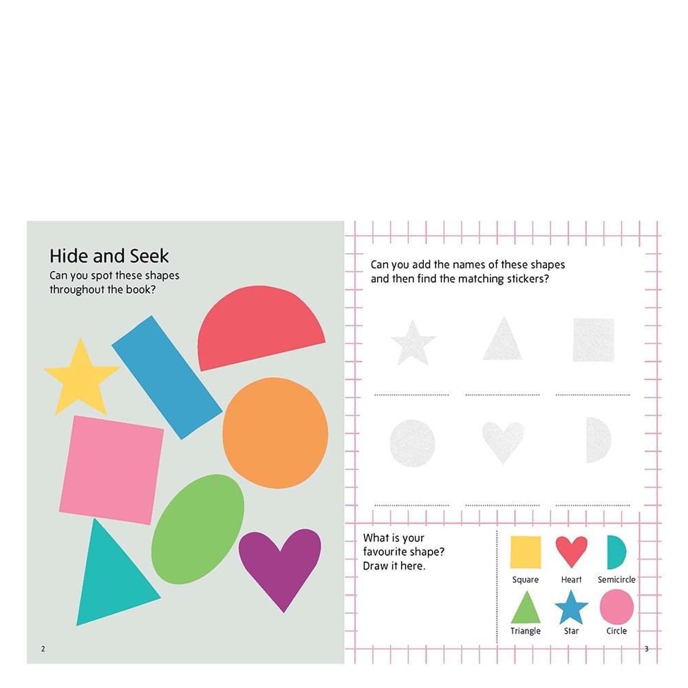 COLOURS & SHAPES ACTIVITY BOOK Çocuk Kitapları Uzmanı - Children's Books Expert