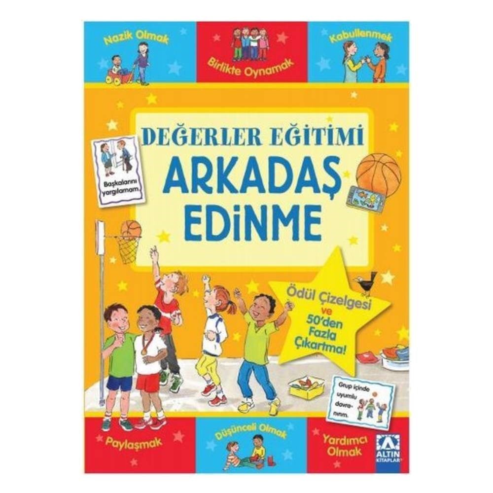 DEĞERLER EĞİTİMİ ARKADAŞ EDİNME Çocuk Kitapları Uzmanı - Children's Books Expert