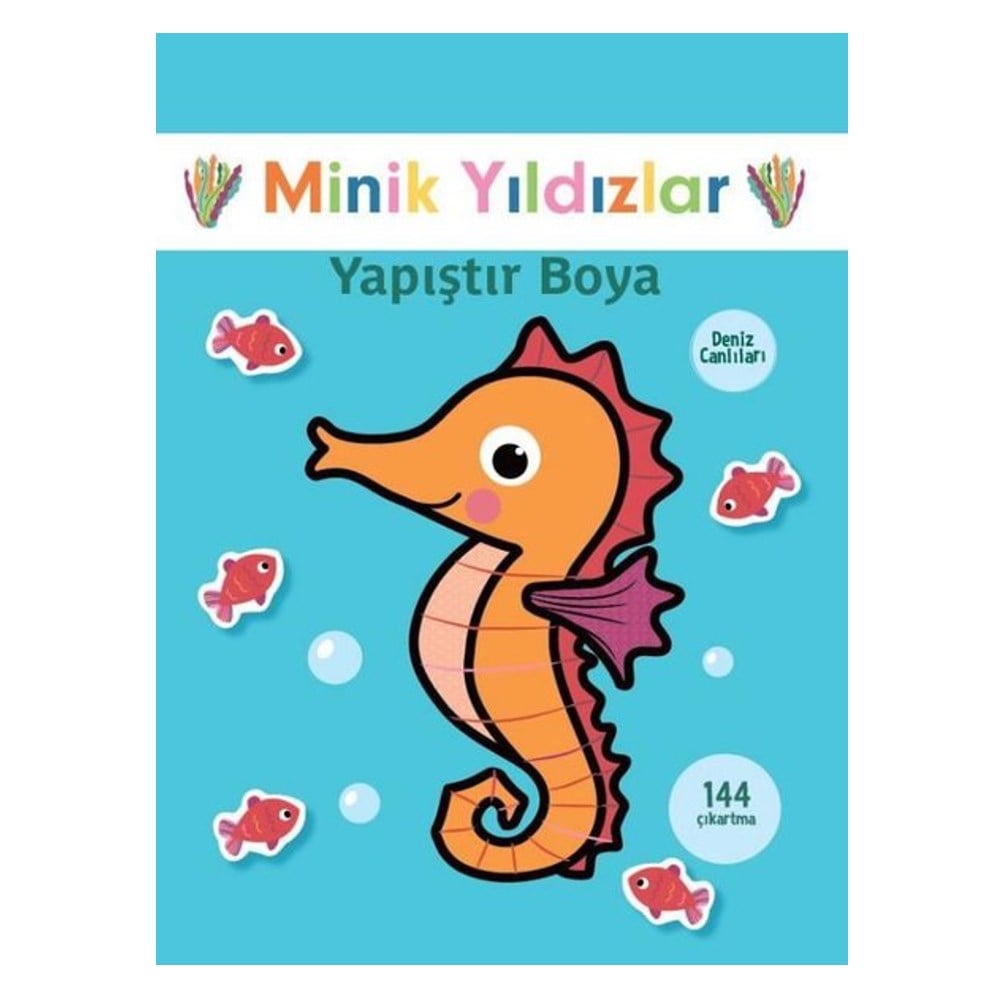 DENİZ CANLILARI YAPIŞTIR BOYA - MİNİK YILDIZLAR Çocuk Kitapları Uzmanı - Children's Books Expert