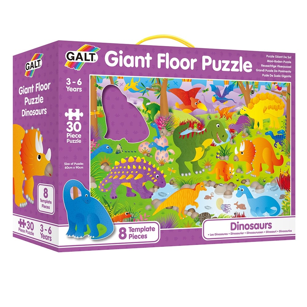 DINOSAURS - GIANT FLOOR PUZZLE Çocuk Kitapları Uzmanı - Children's Books Expert