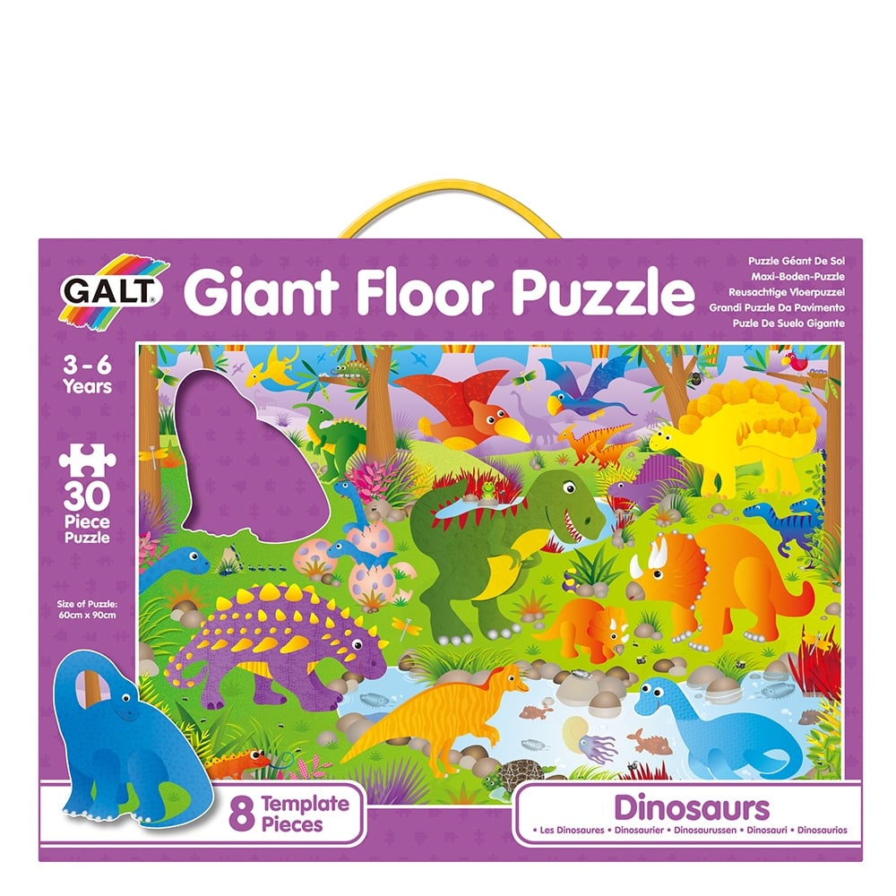 DINOSAURS - GIANT FLOOR PUZZLE Çocuk Kitapları Uzmanı - Children's Books Expert