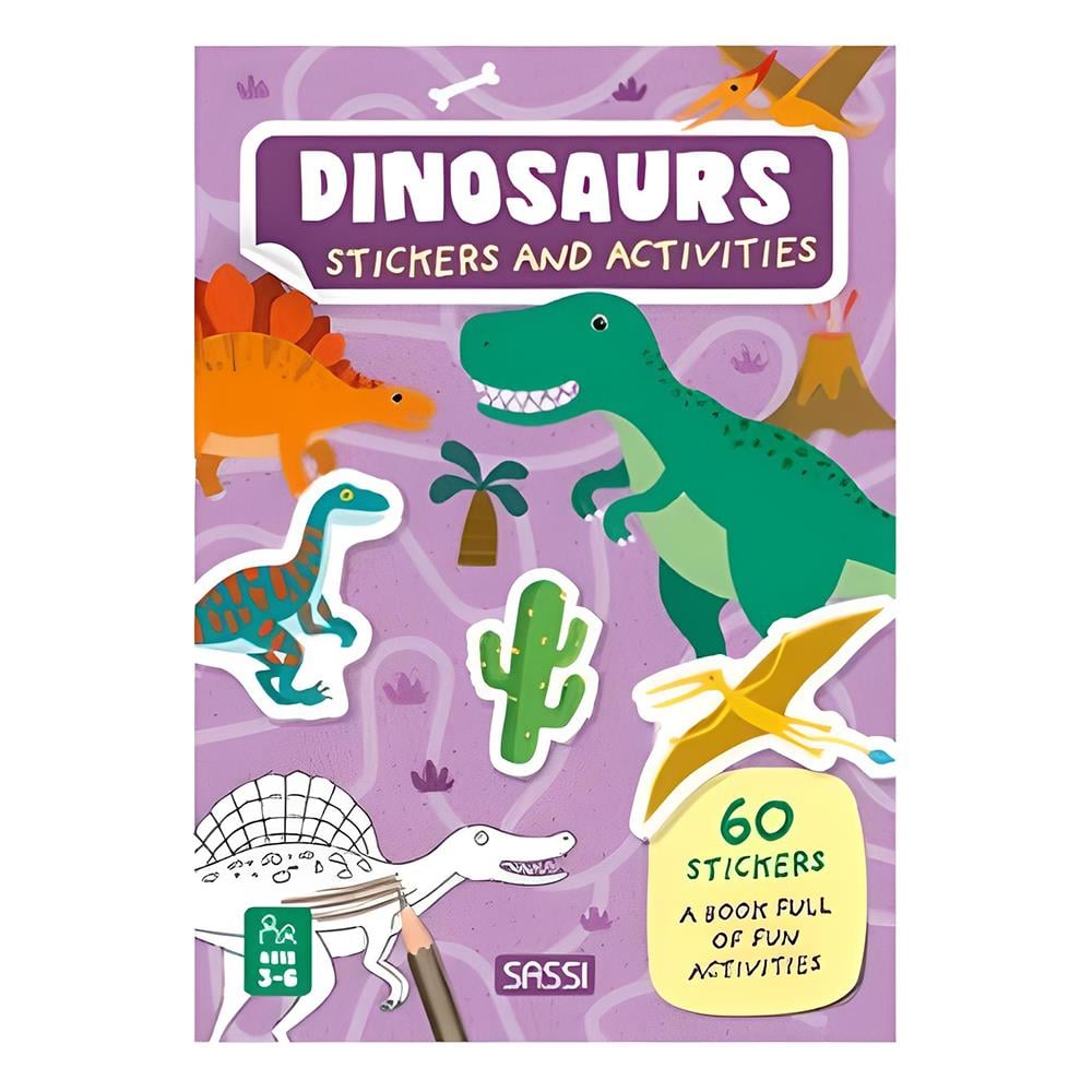 Dinosaurs - Sticker and Activities Çocuk Kitapları Uzmanı - Children's Books Expert