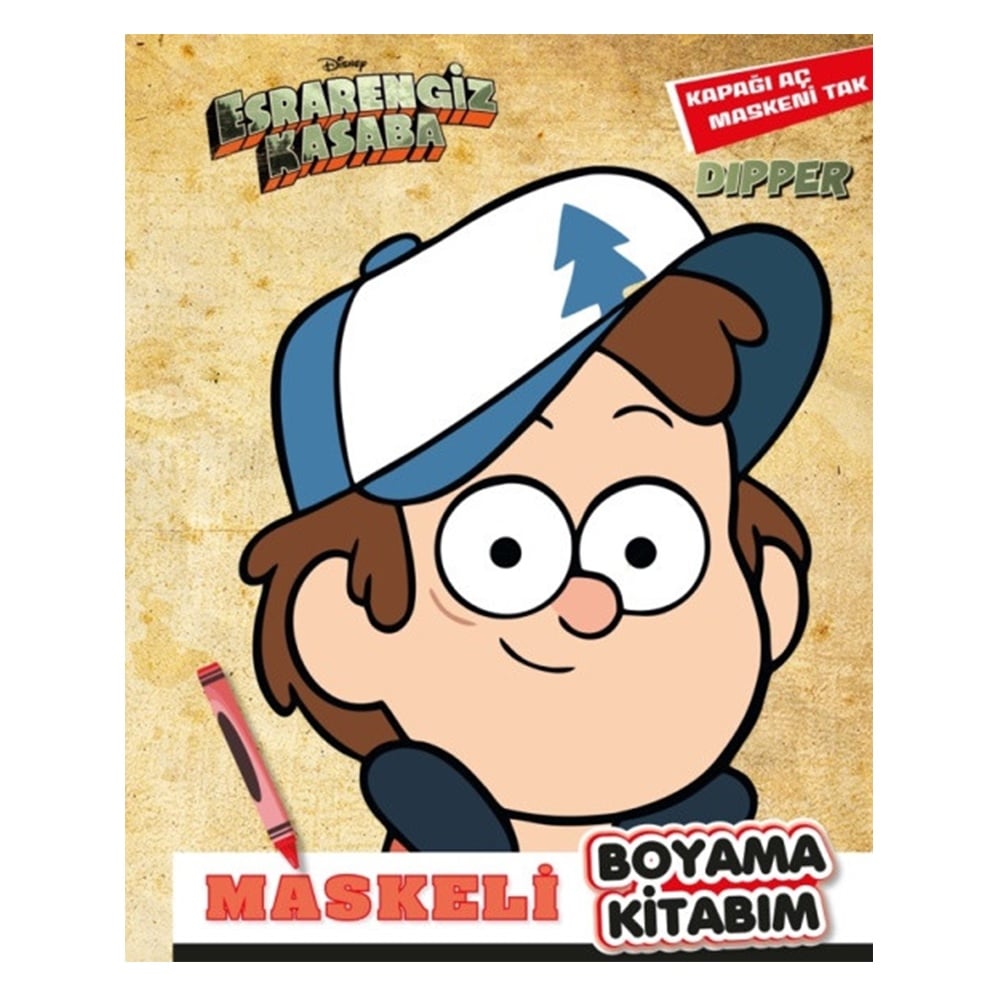 DIPPER - ESRARENGİZ KASABA MASKELİ BOYAMA KİTABIM Çocuk Kitapları Uzmanı - Children's Books Expert