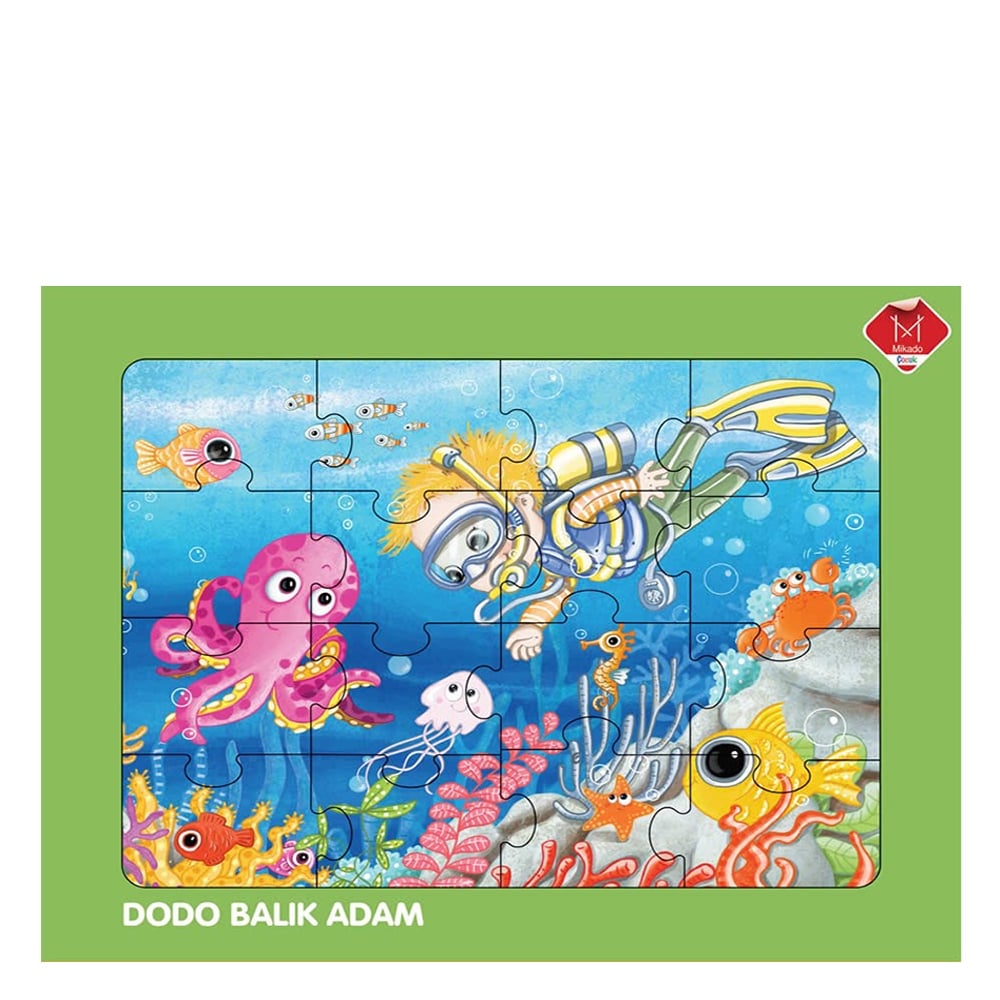 DODO BALIK ADAM 16 PARÇA YAPBOZ Çocuk Kitapları Uzmanı - Children's Books Expert