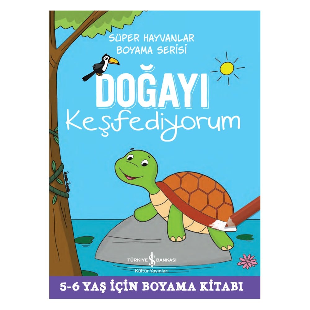 DOĞAYI KEŞFEDİYORUM - SÜPER HAYVANLAR BOYAMA SERİS Çocuk Kitapları Uzmanı - Children's Books Expert