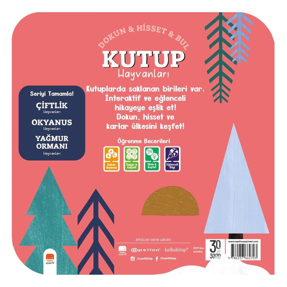 Dokun Hisset Bul - Kutup Hayvanları Çocuk Kitapları Uzmanı - Children's Books Expert