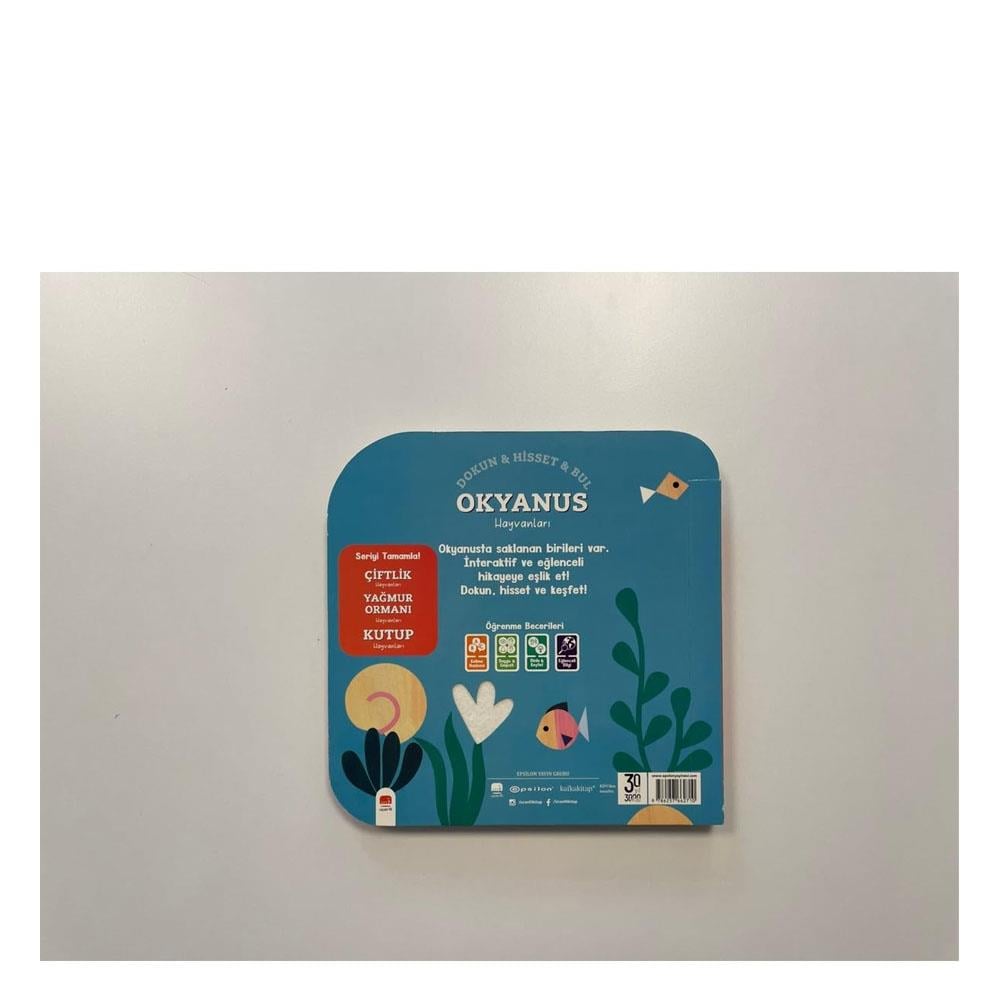 Dokun Hisset Bul - Okyanus Hayvanları Çocuk Kitapları Uzmanı - Children's Books Expert