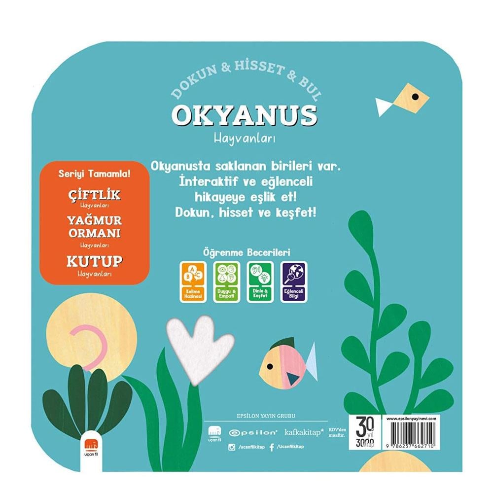 Dokun Hisset Bul - Okyanus Hayvanları Çocuk Kitapları Uzmanı - Children's Books Expert