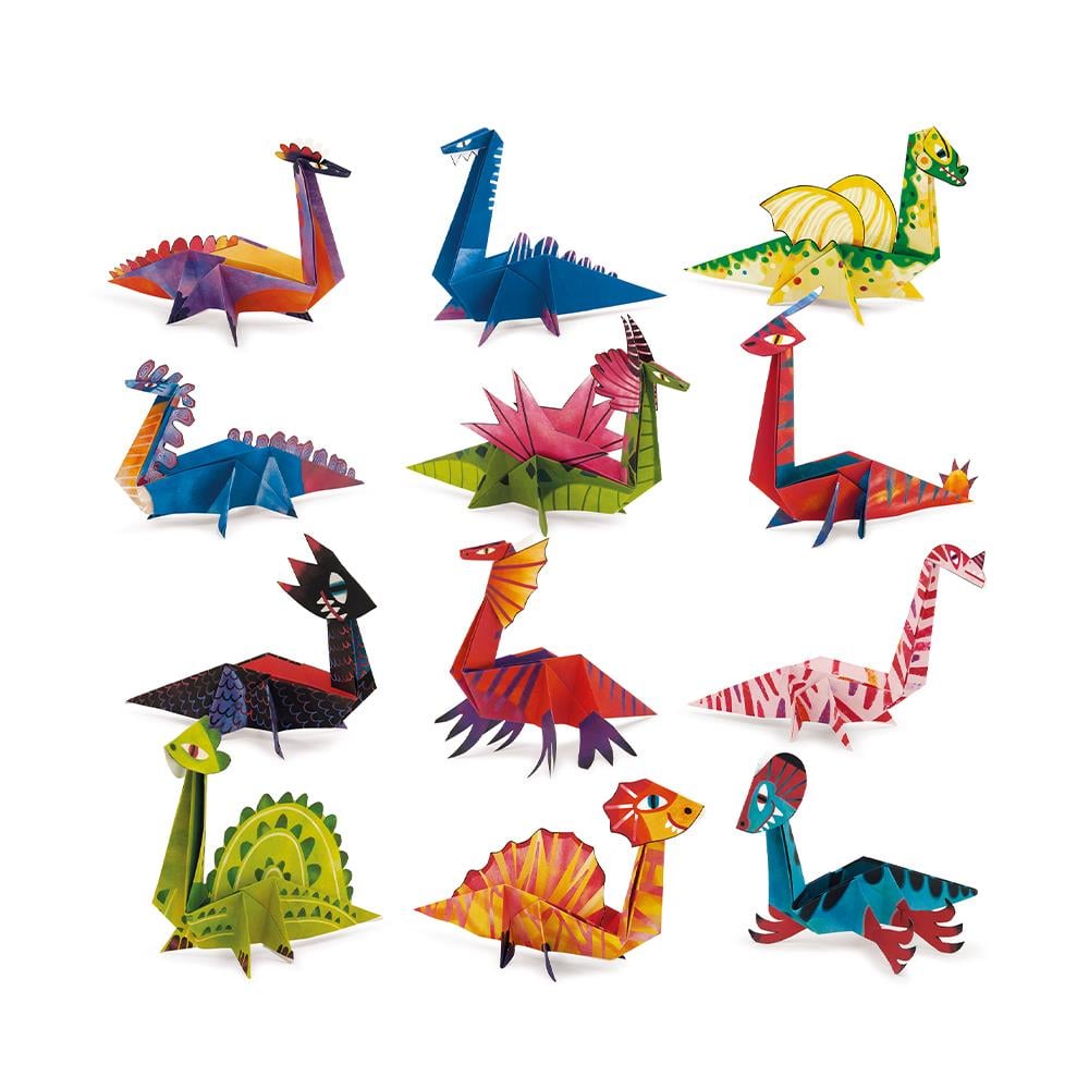 Easy Origami - Dinosauri - Dinosaurs Çocuk Kitapları Uzmanı - Children's Books Expert