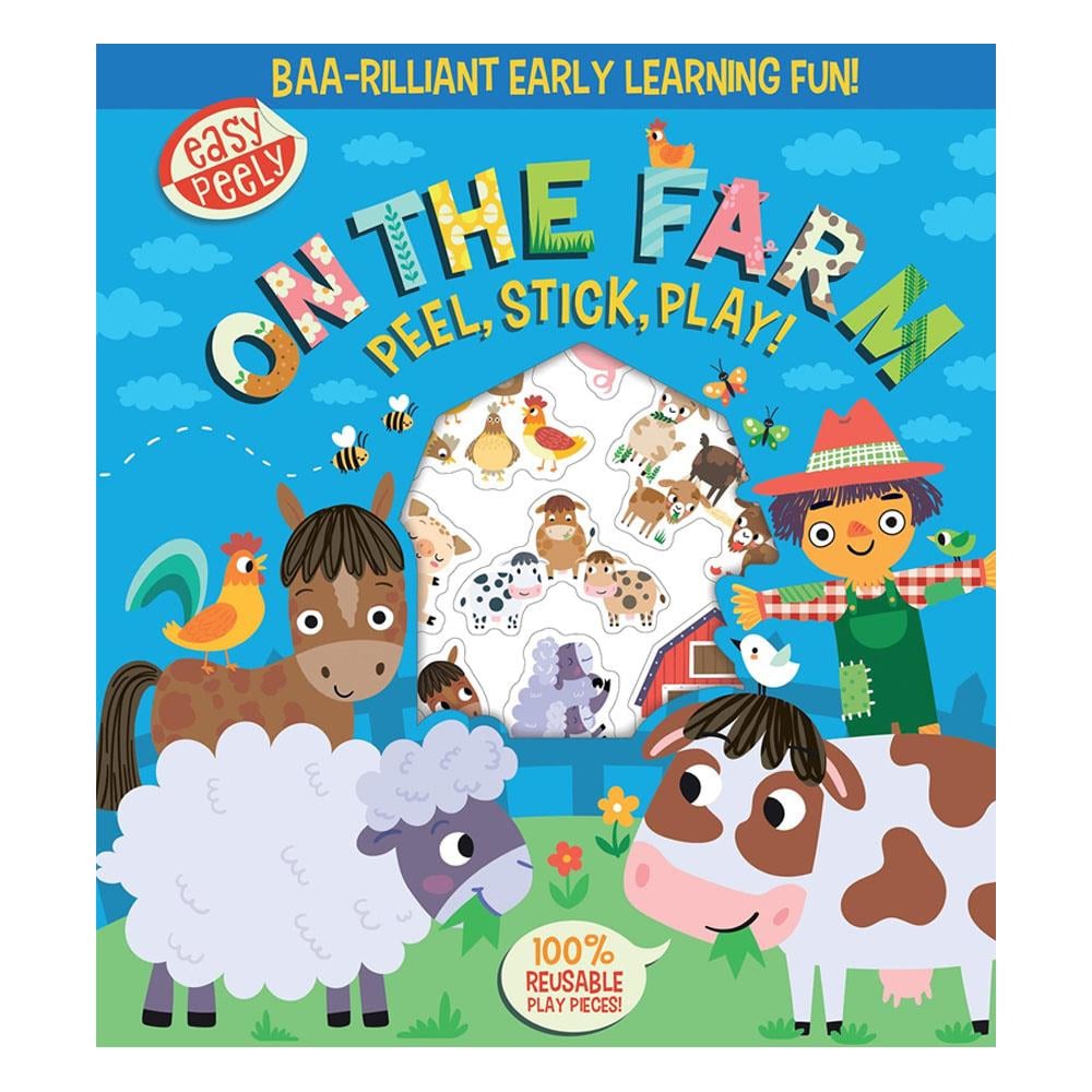 Easy Peely Farm - Peel-Stick-Play Çocuk Kitapları Uzmanı - Children's Books Expert