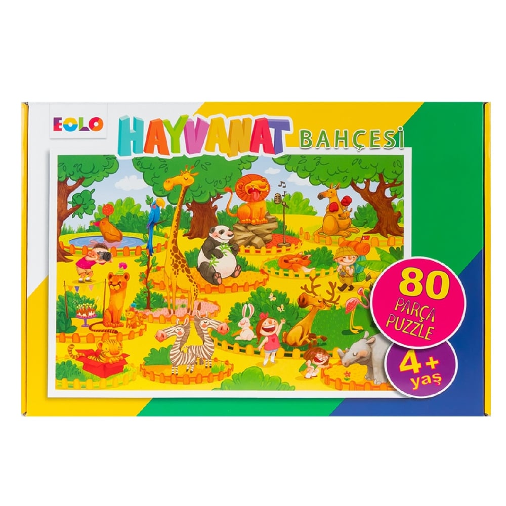 EOLO 80 PARÇA PUZZLE - HAYVANAT BAHÇESİ
