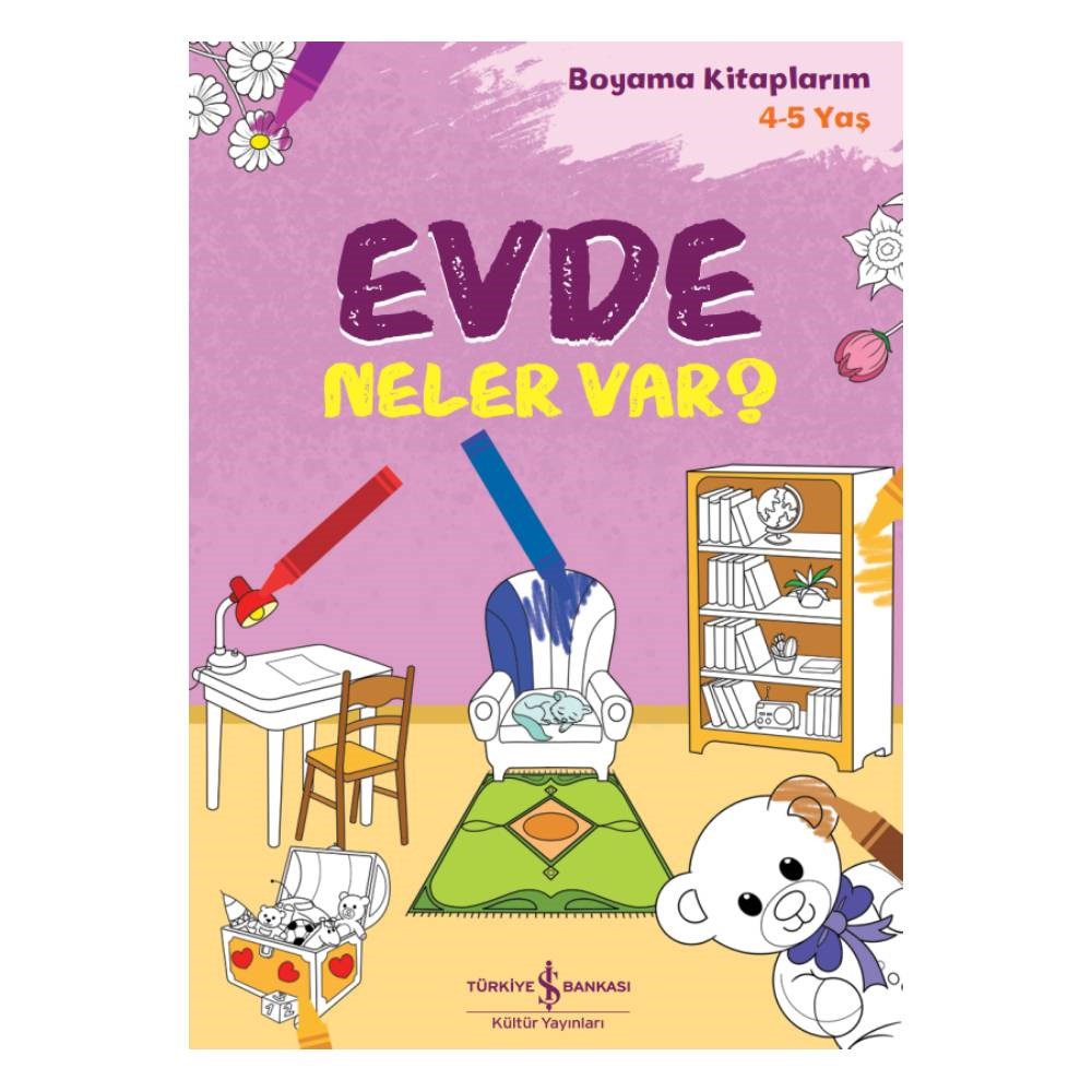 EVDE NELER VAR - BOYAMA KİTAPLARIM Çocuk Kitapları Uzmanı - Children's Books Expert