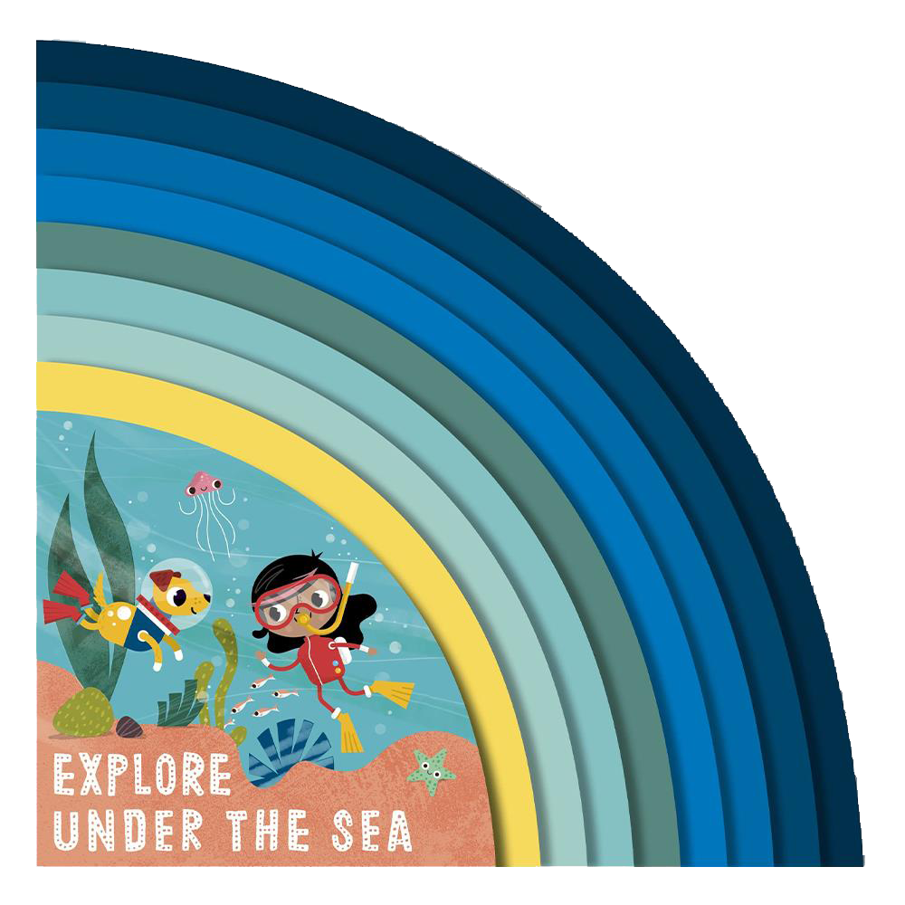 EXPLORE UNDER THE SEA - BOARD BOOK Çocuk Kitapları Uzmanı - Children's Books Expert