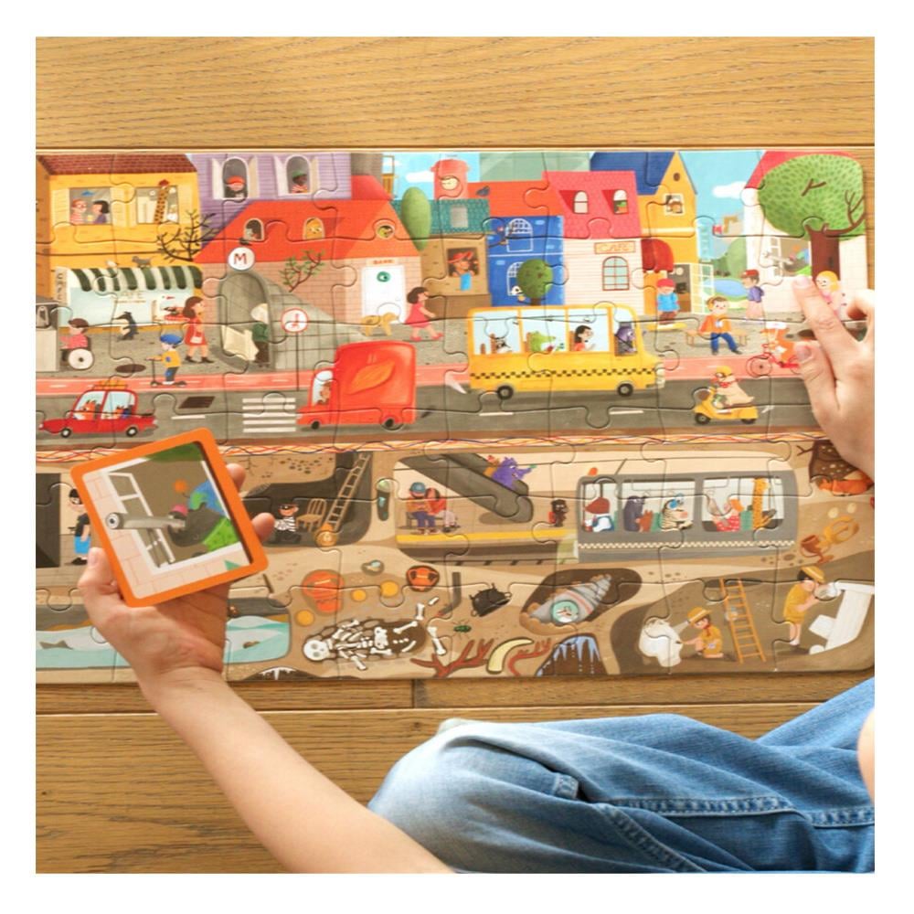 Exploring My City - 2 İn 1 Puzzle Ve Tahmin Oyunu Çocuk Kitapları Uzmanı - Children's Books Expert
