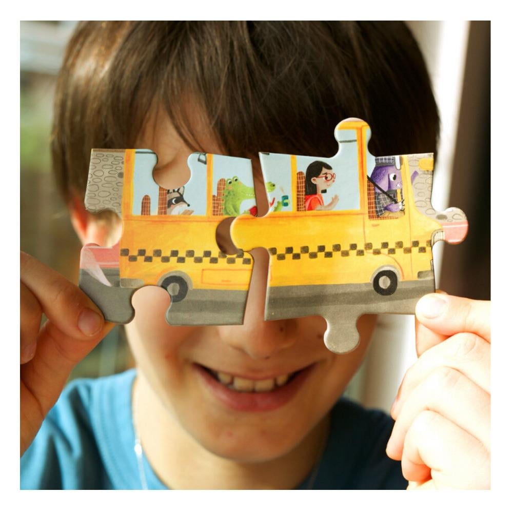 Exploring My City - 2 İn 1 Puzzle Ve Tahmin Oyunu Çocuk Kitapları Uzmanı - Children's Books Expert