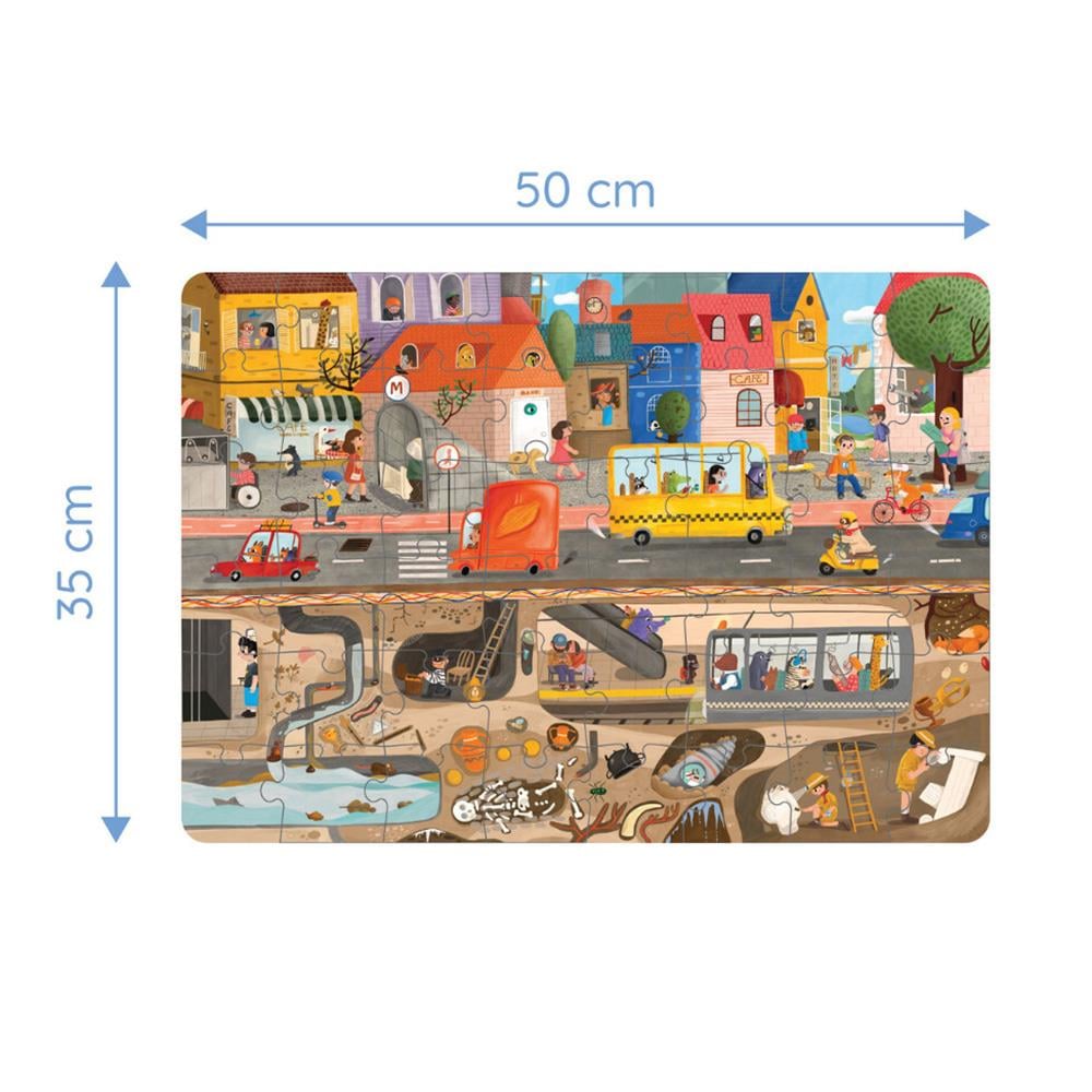 Exploring My City - 2 İn 1 Puzzle Ve Tahmin Oyunu Çocuk Kitapları Uzmanı - Children's Books Expert